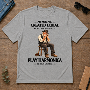 Best Harmonica Players in Their Eighties - sport-grey - TS2D-SportGrey