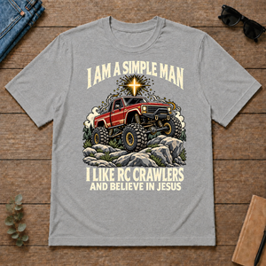 I Like RC Crawlers & Believe In Jesus - sport-grey - TS2D-SportGrey