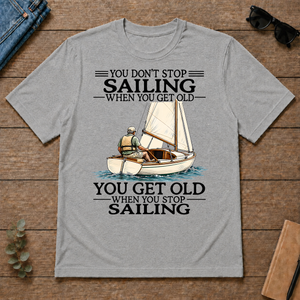 Don't Stop Sailing Vintage Ar - sport-grey - TS2D-SportGrey