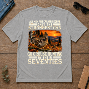 Grouse Hunting Strongest Man In Seventies - sport-grey - TS2D-SportGrey