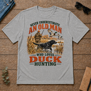 An Old Man Loves Duck Hunting - sport-grey - TS2D-SportGrey