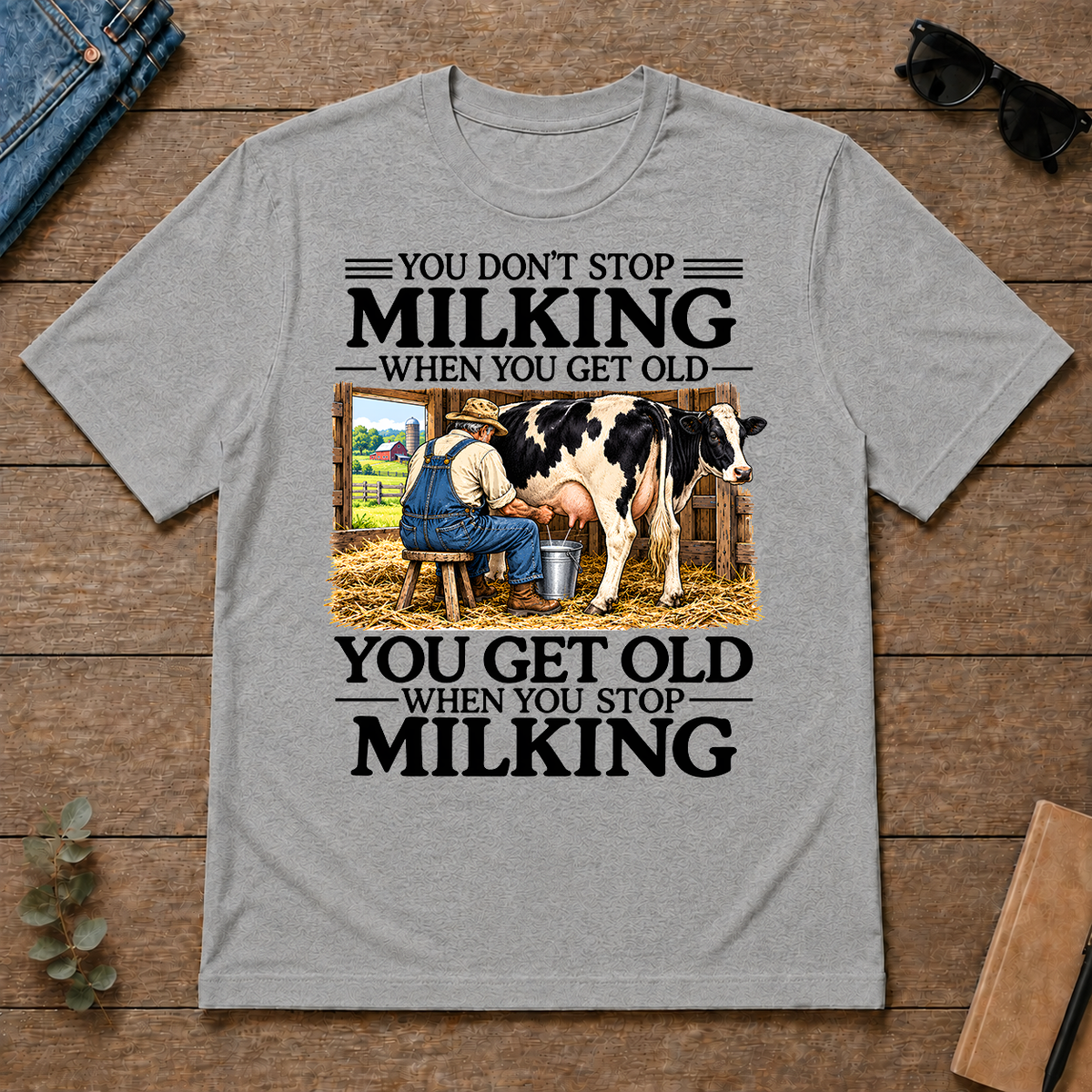Don't Stop Milking - sport-grey - TS2D-SportGrey