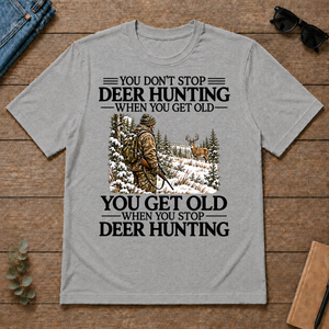 Don't Stop Deer Hunting Man Snow - sport-grey - TS2D-SportGrey