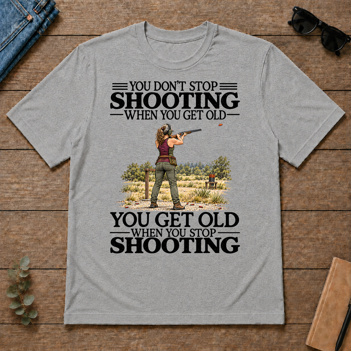 Don't Stop Shooting - sport-grey - TS2D-SportGrey