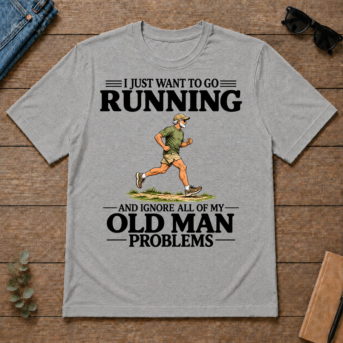 I Just Want To Go Running - sport-grey - TS2D-SportGrey