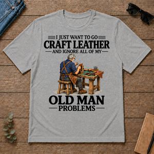 I Just Want To Craft Leather Vintage - sport-grey - TS2D-SportGrey