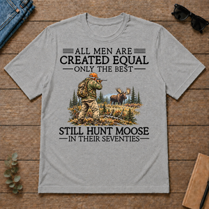 All Men Are Created Equal Moose Hunting 70s - sport-grey - TS2D-SportGrey