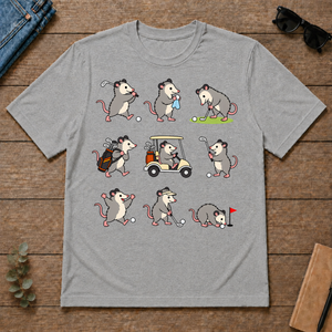 Funny Opossum Golf - sport-grey - TS2D-SportGrey