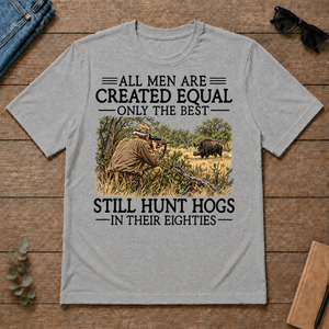 All Men Are Created Equal Hog Hunting 80s - sport-grey - TS2D-SportGrey