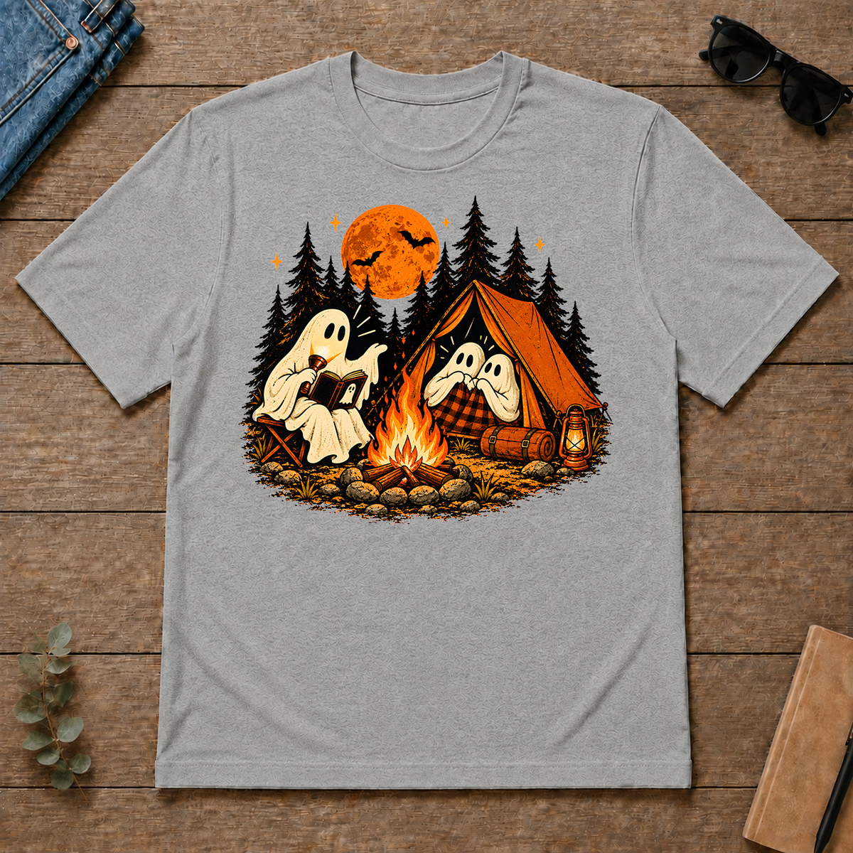 Ghost Stories by the Campfire - sport-grey - TS2D-SportGrey