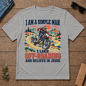 I Like Off-roading And Believe In Jesus - sport-grey - TS2D-SportGrey