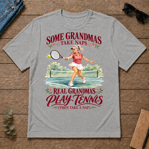 Real Grandmas Play Tennis - sport-grey - TS2D-SportGrey