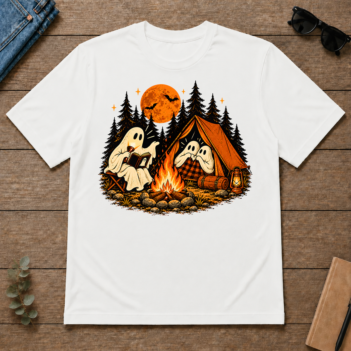 Ghost Stories by the Campfire - white - TS2D-White