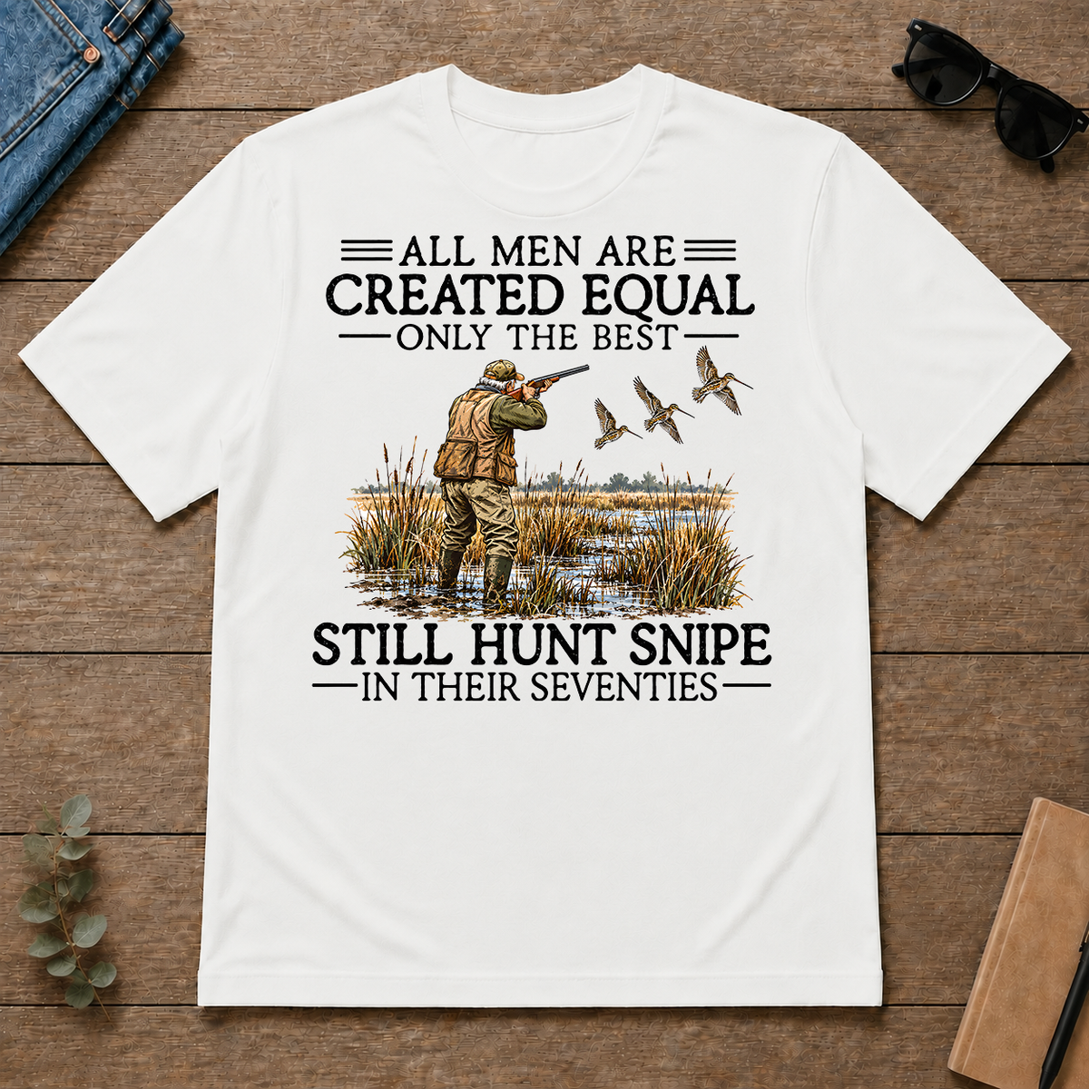 All Men Are Created Equal Snipe Hunting 70s - white - TS2D-White