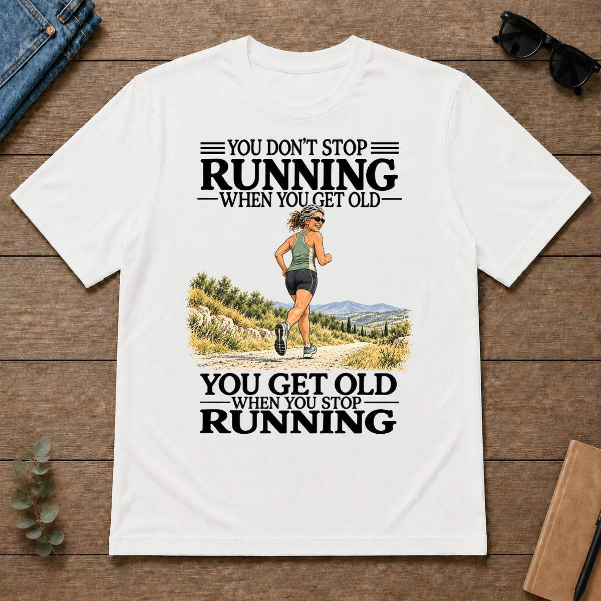 Don't Stop Running - white - TS2D-White
