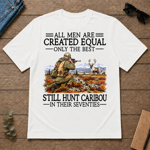 All Men Are Created Equal Caribou Hunting 70s - white - TS2D-White