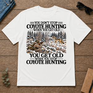 Don't Stop Coyote Hunting Snow - white - TS2D-White