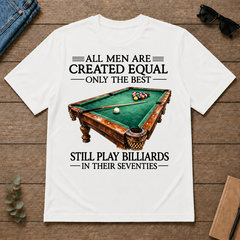 Still Play Billiards In 70s - white - TS2D-White