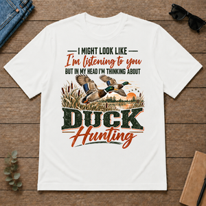 I'm Thinking About Duck Hunting - white - TS2D-White