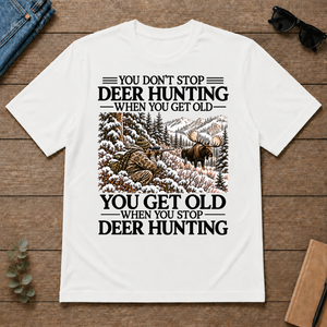 Don't Stop Moose Hunting Snow - white - TS2D-White