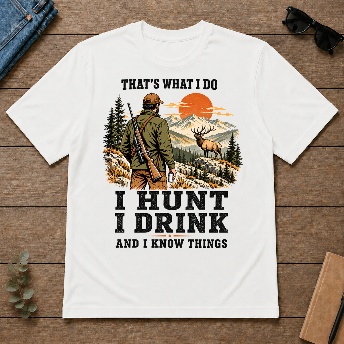 I Hunt I Drink And I Know Things - white - TS2D-White