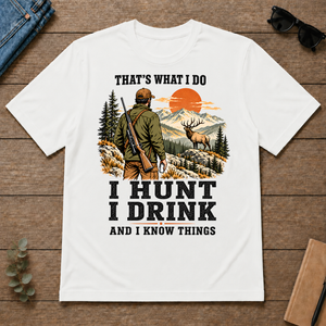 I Hunt I Drink And I Know Things - white - TS2D-White