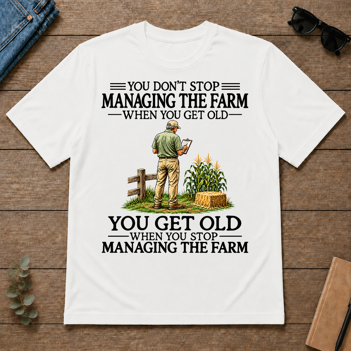 Don't Stop Farm Manager - white - TS2D-White