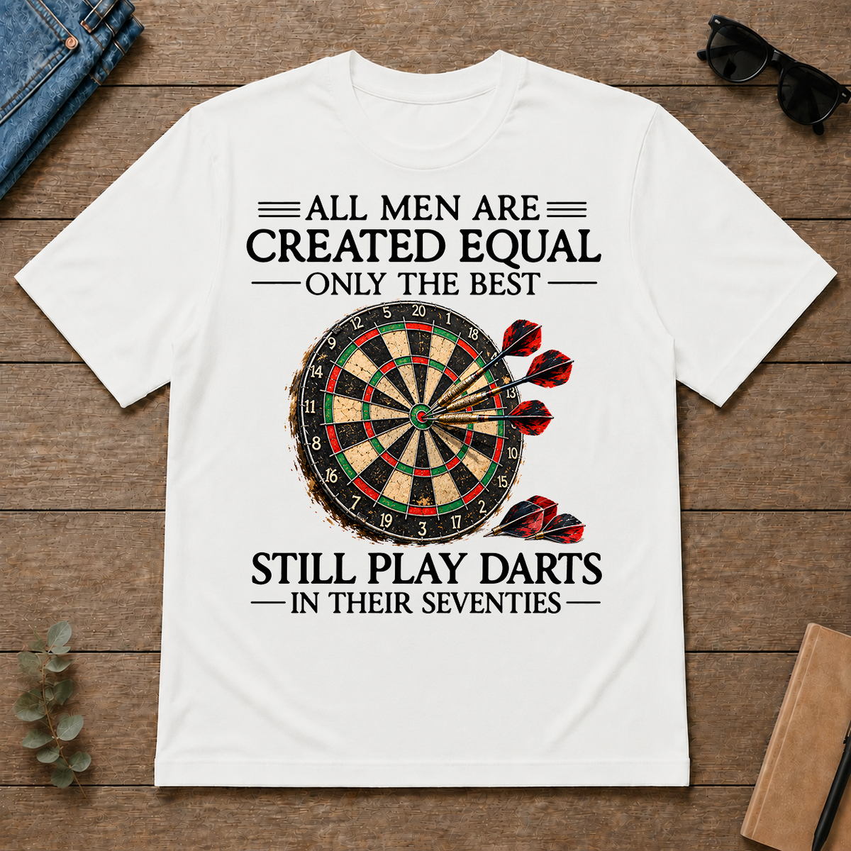 Still Play Darts In 70s - white - TS2D-White