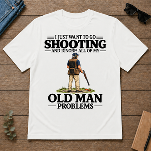 I Just Want To Go Shooting Vintage - white - TS2D-White