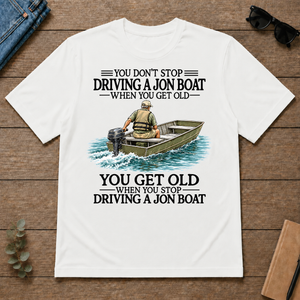 Don't Stop Jon Boat - white - TS2D-White