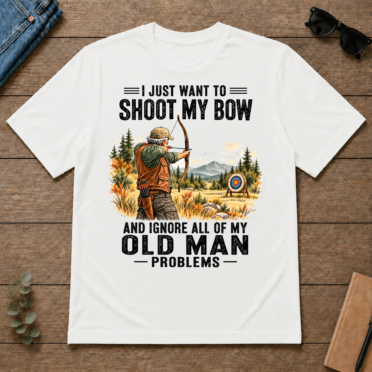 I Just Want To Shoot My Bow Art - white - TS2D-White