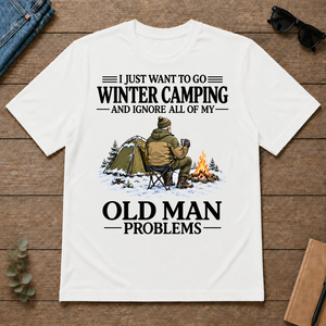 I Just Want To Winter Camping - white - TS2D-White