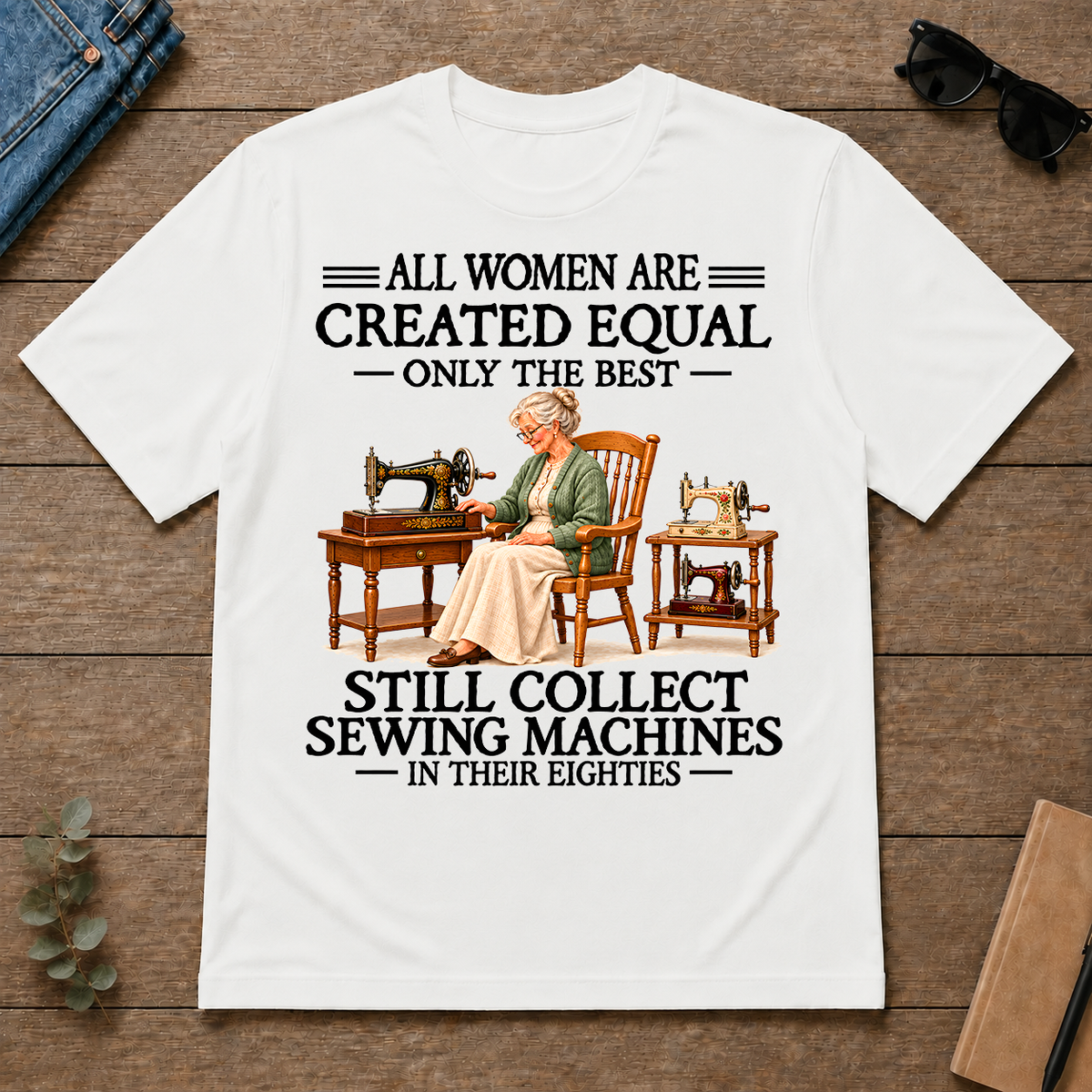Still Collect Sewing Machines 80S - white - TS2D-White