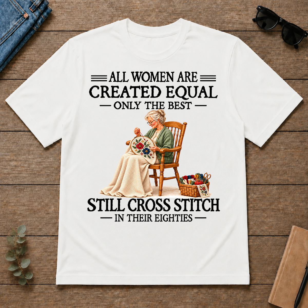Still Cross Stitch 80S - white - TS2D-White