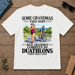 Real Grandmas Compete In Duathlons - white - TS2D-White