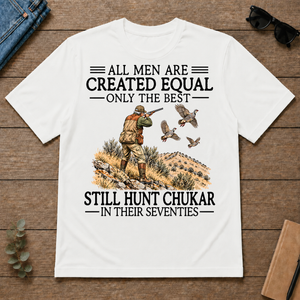 All Men Are Created Equal Chukar Hunting 70s - white - TS2D-White