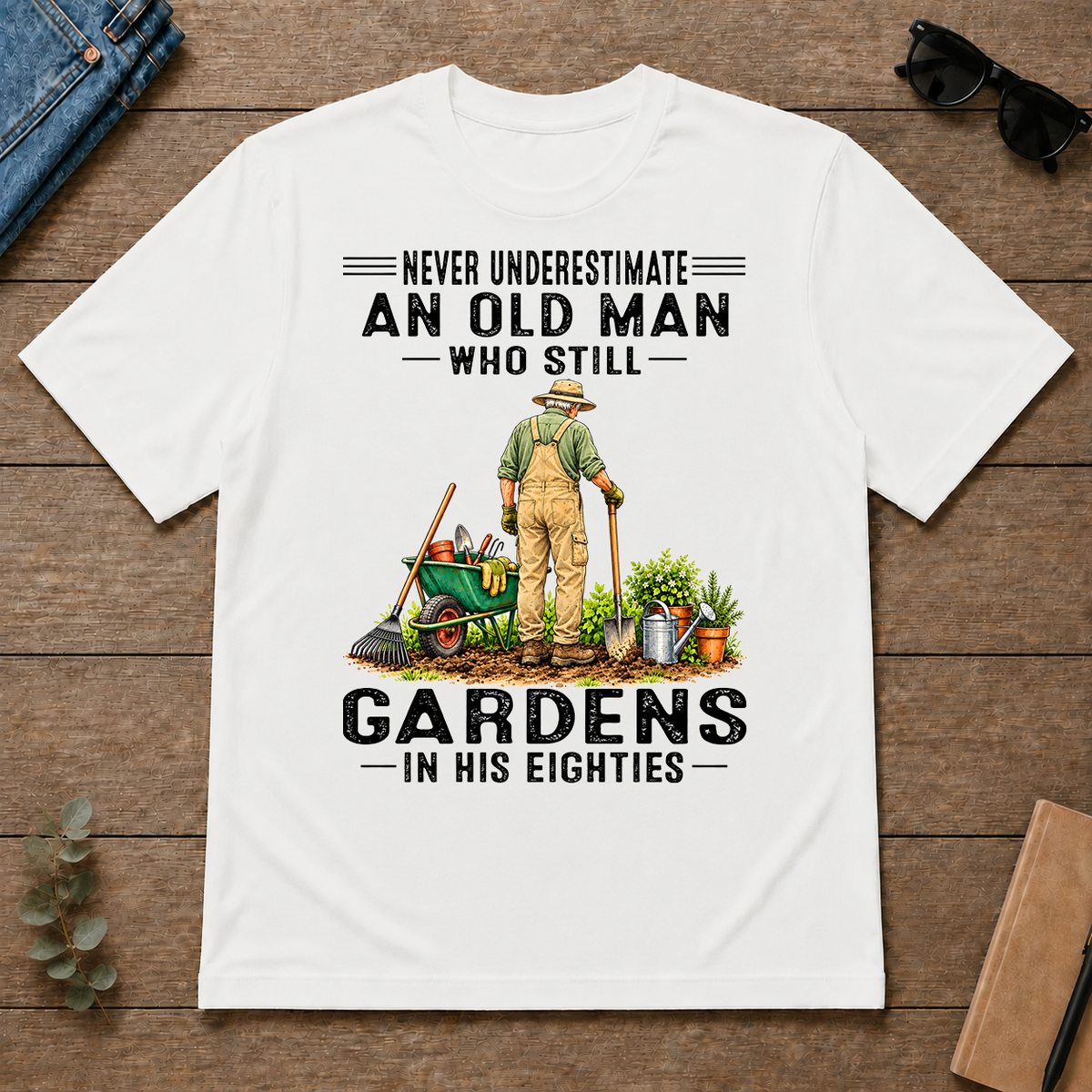 Vintage Still Gardens 80s - white - TS2D-White