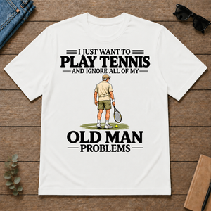 I Just Want To Play Tennis - white - TS2D-White