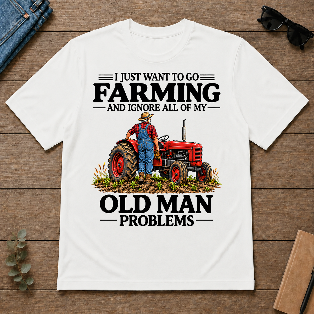 I Just Want To Go Golfing - white - TS2D-White