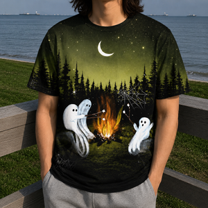 Let's Get Toasted Dark Forest All Over Print Shirt