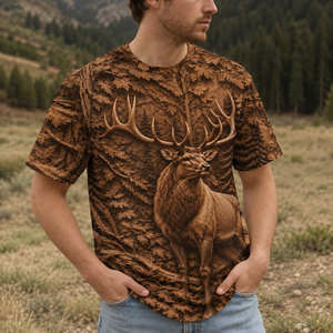 3D Deer Forest All Over Print