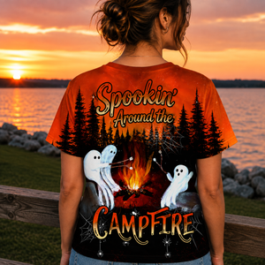 Spookin' Around the Campfire All Over Print Shirt