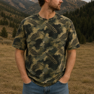 Snipe Camouflage Graphic Pattern All Over Print Shirt
