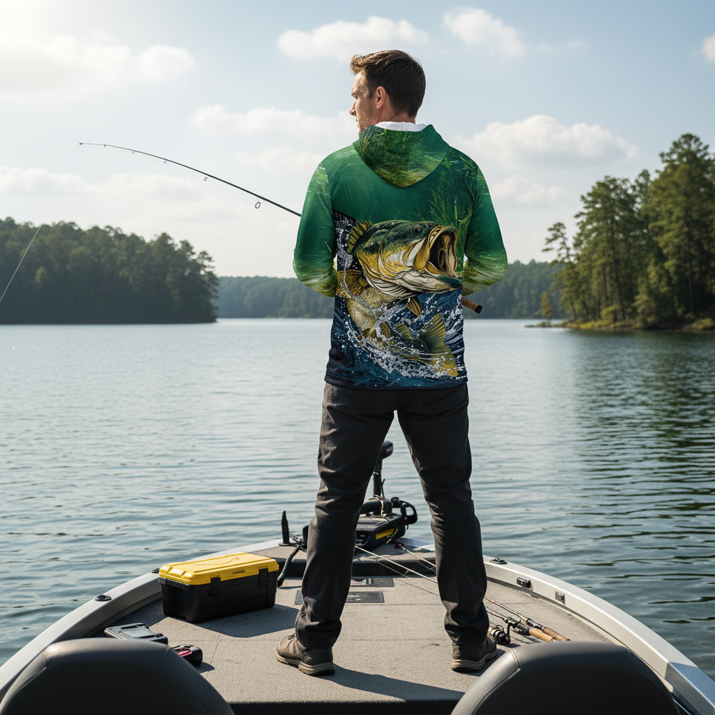 Largemouth Bass Vintage All Over Print Shirt
