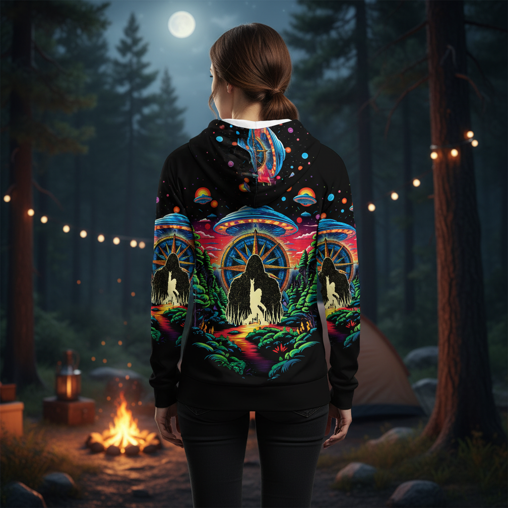Bigfoot Mountain Adventure All Over Print Shirt