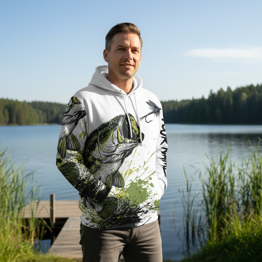 Custom Name Largemouth Bass All Over Print Shirt