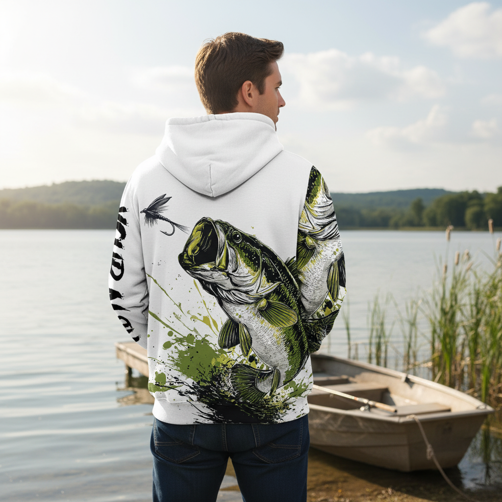 Custom Name Largemouth Bass All Over Print Shirt