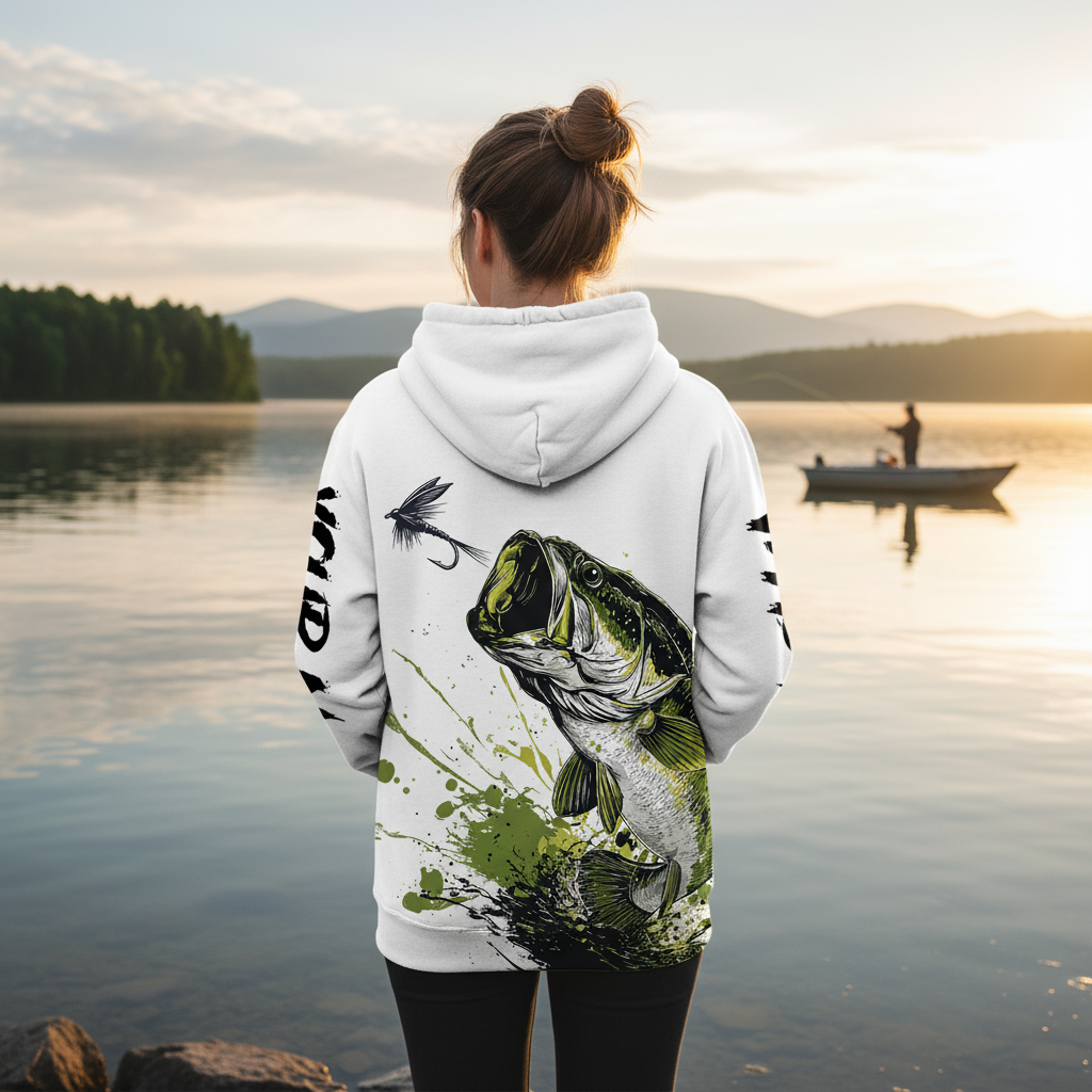 Custom Name Largemouth Bass All Over Print Shirt
