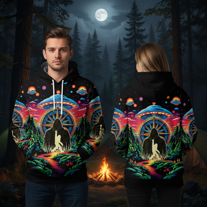Bigfoot Mountain Adventure All Over Print Shirt
