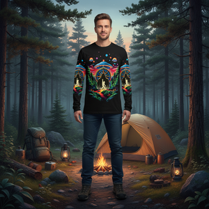 Not All Who Wander Are Lost Bigfoot All Over Print Shirt
